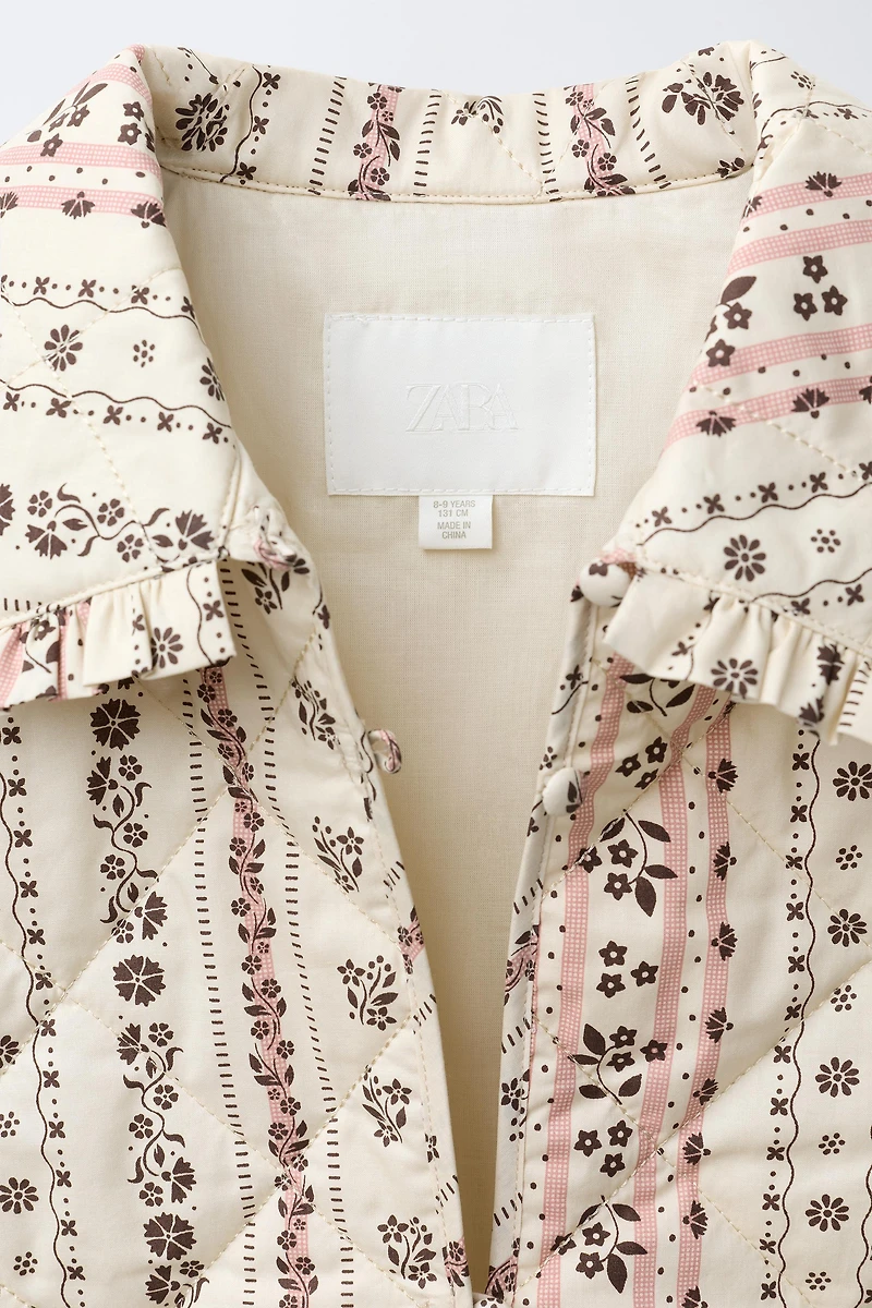 PRINTED PUFFER JACKET