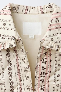 PRINTED PUFFER JACKET