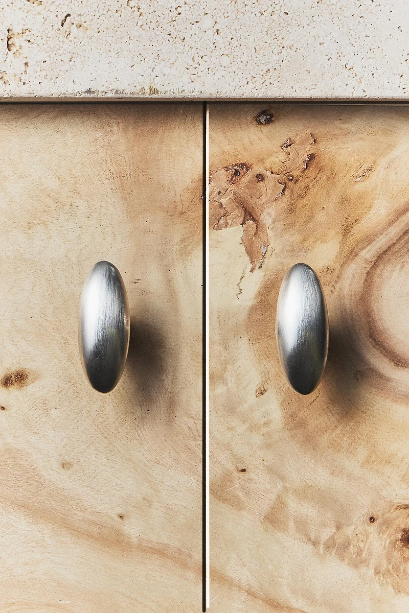 PACK OF SHINY METAL DOOR KNOBS (PACK OF 2)