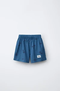 FISH PRINT SHORTS