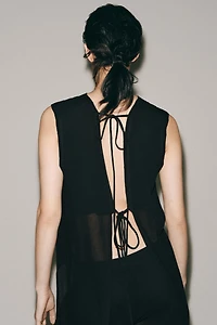 OPEN BACK TOP