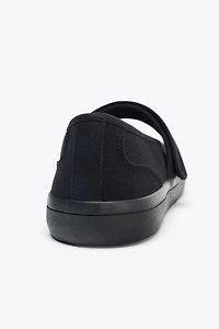 FABRIC STRAP BALLET FLATS
