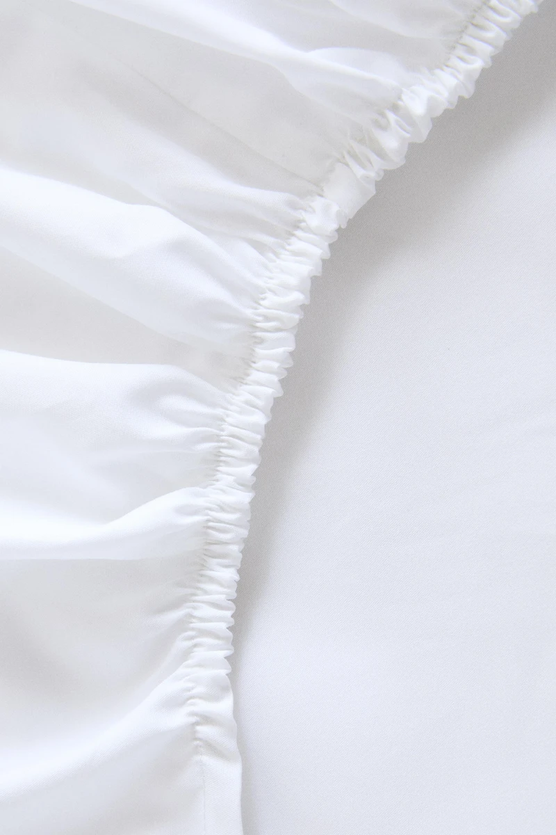 DRAP-HOUSSE PERCALE DE COTON | 30 CM HAUTEUR (500 FILS)