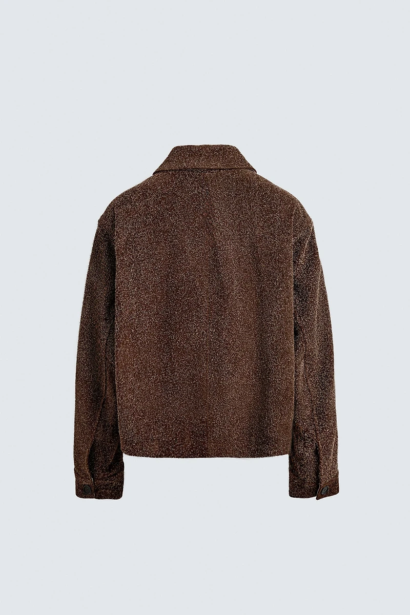 BRUSHED SUEDE LEATHER JACKET