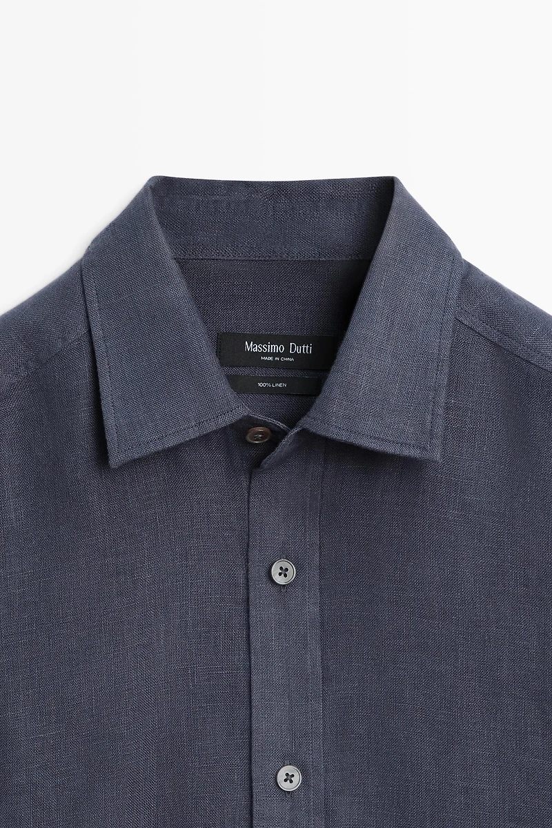 Chemise regular fit 100 % lin
