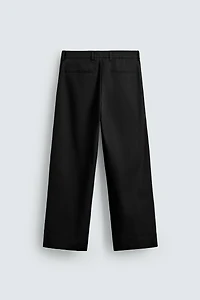 PANTALON COUPE LARGE PLIS