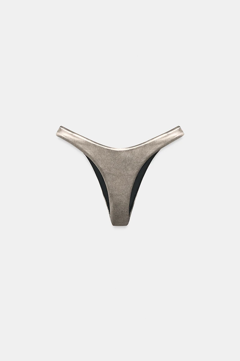 METALLIC BIKINI BOTTOMS
