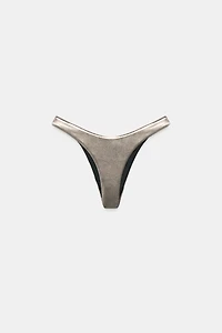 METALLIC BIKINI BOTTOMS