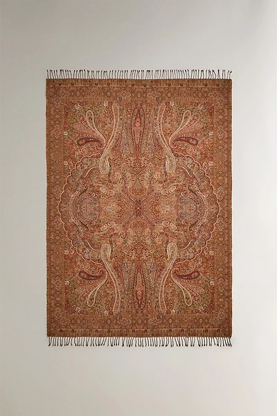 PAISLEY JACQUARD BLANKET