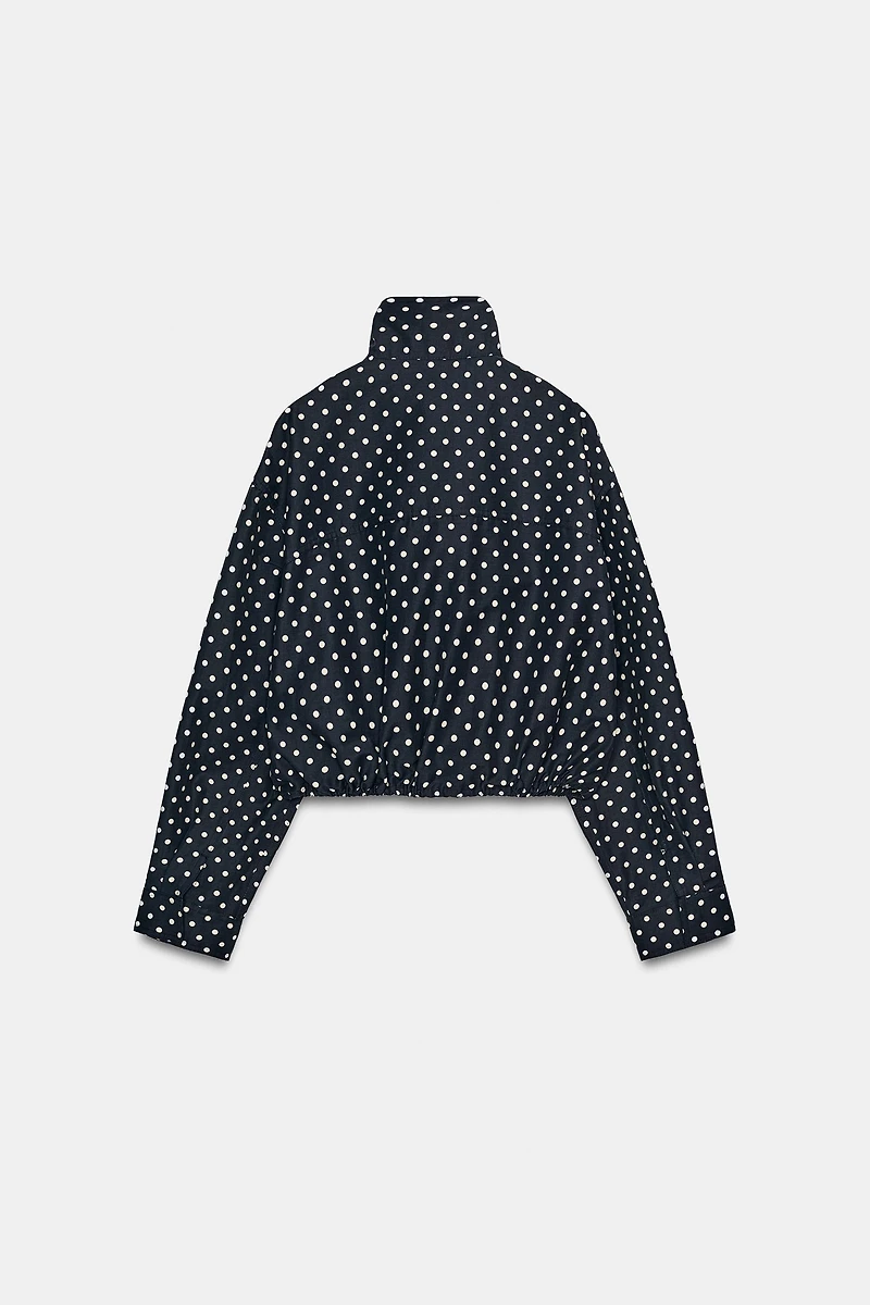 PUFFED POLKA DOT JACKET
