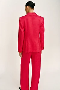 JACQUARD STRAIGHT LEG PANTS