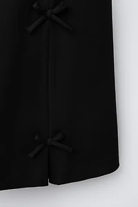BOW PINAFORE DRESS