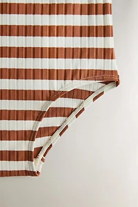 KIDS' STRIPED BEACH SWIMSUIT