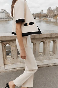 SHORT SLEEVE BLAZER