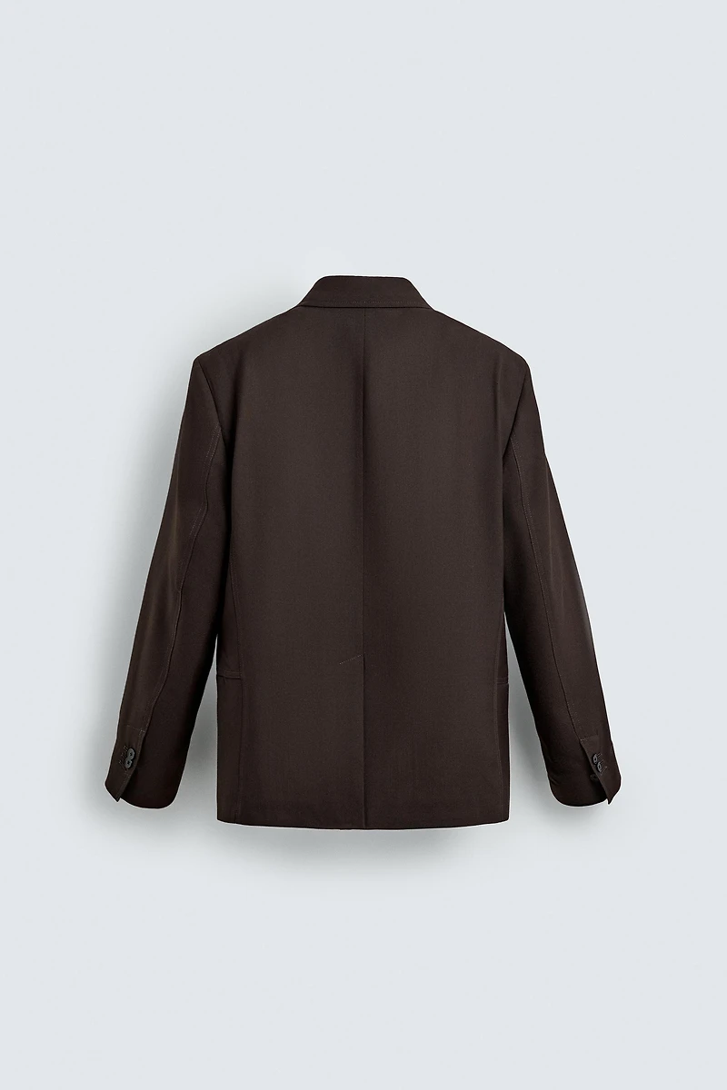 WOOL BLEND SUIT BLAZER