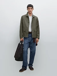 100% cotton maltinto finish jacket