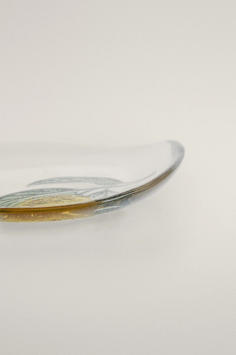 LEMON GLASS SIDE PLATE
