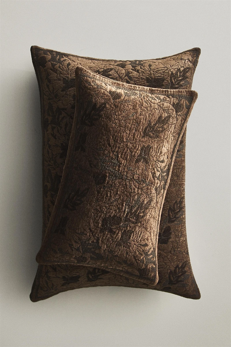 JACQUARD CHENILLE CUSHION COVER