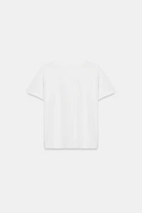 T-SHIRT EN COTON BRODÉ
