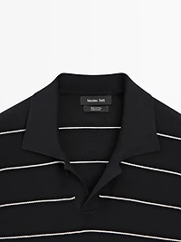 Polo rayures manches courtes coton