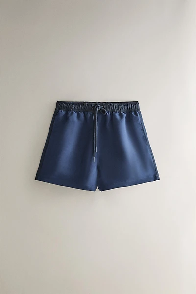 SOLID CONTRAST SWIM TRUNKS