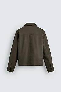 SURCHEMISE REGULAR FIT ZIPPÉE
