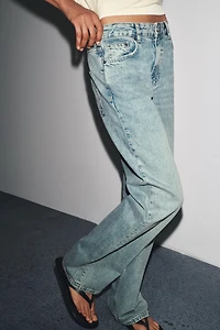 ZW COLLECTION RELAXED MID-RISE JEANS