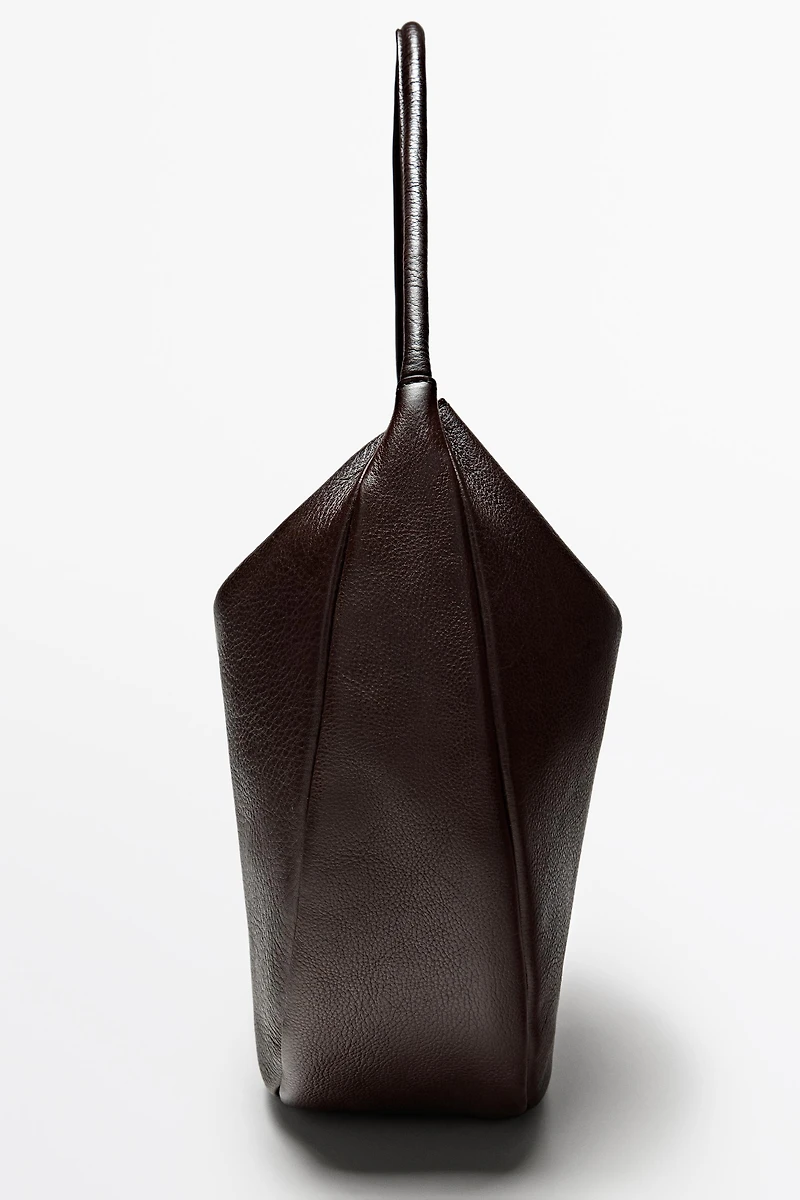 Medium nappa leather slouch bag