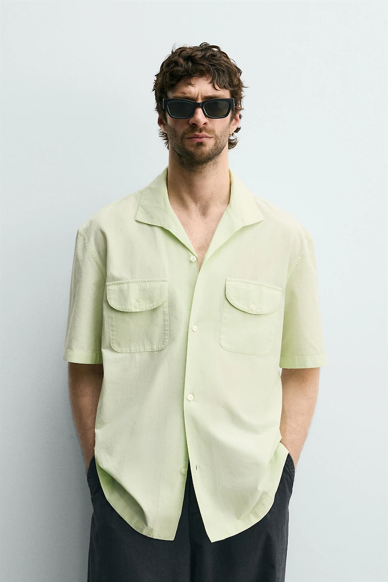 REGULAR FIT POCKET SHIRT