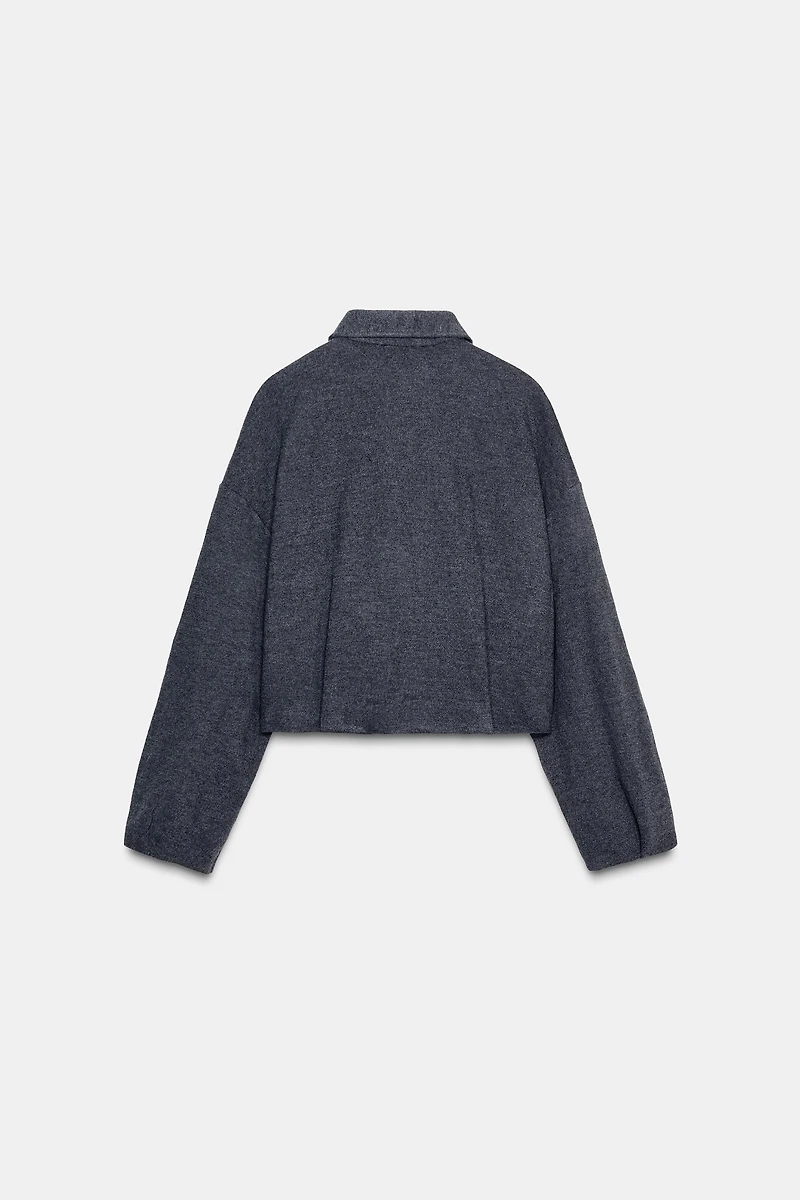 BLOUSON EN SERGÉ DOUX