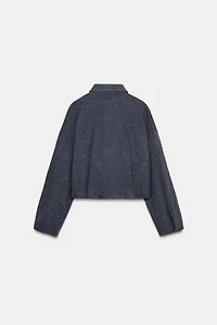 BLOUSON EN SERGÉ DOUX