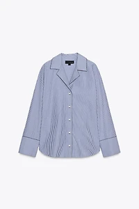 ZW COLLECTION CONTRAST TRIM SHIRT