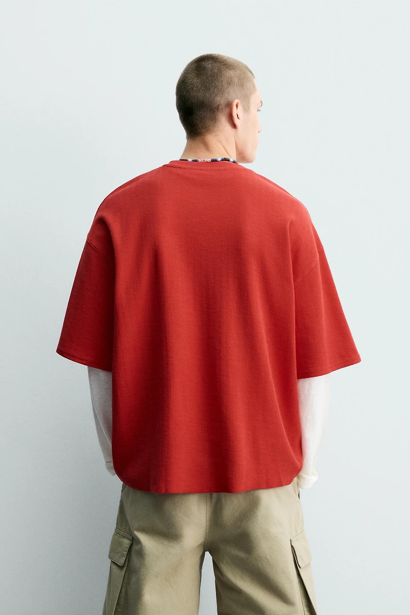 T-SHIRT STRUCTURÉ BRODERIES BIMATIÈRES