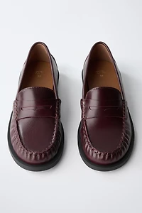 LEATHER LOAFERS