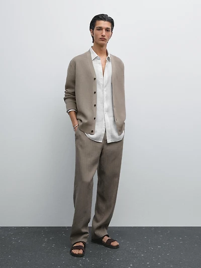 Cardigan 100 % coton