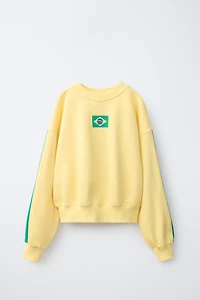BRAZIL PRINT SWEATSHIRT