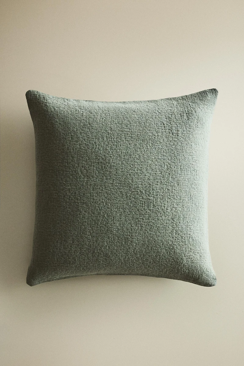 TEXTURED THROW PILLOW COVER