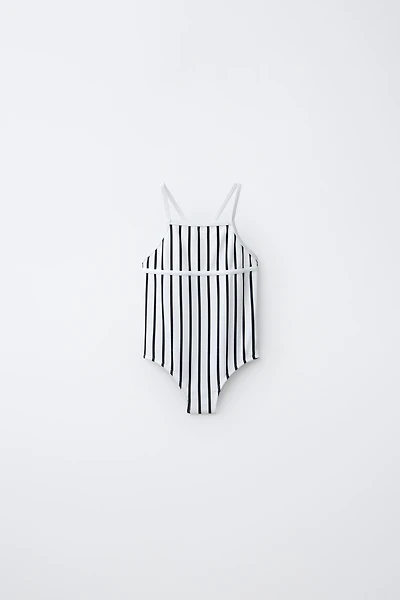MAILLOT DE BAIN STRUCTURÉ À RAYURES (2-6 ANS)
