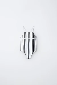 2-6 YEARS/ STRIPED SWIMSUIT