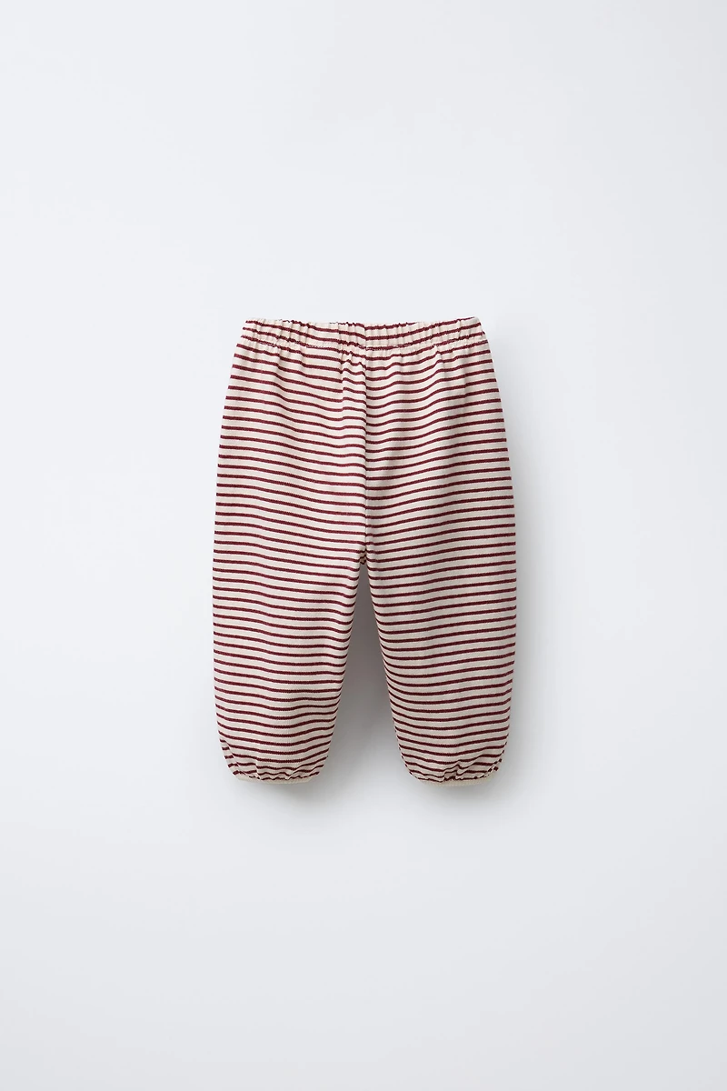 STRIPED JOGGING PANTS