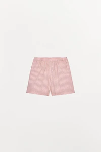 STRIPED SHORTS WITH COTTON