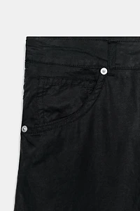 FLOWY CUFFED BALLOON PANTS
