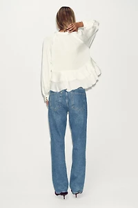 RUFFLED BLOUSE