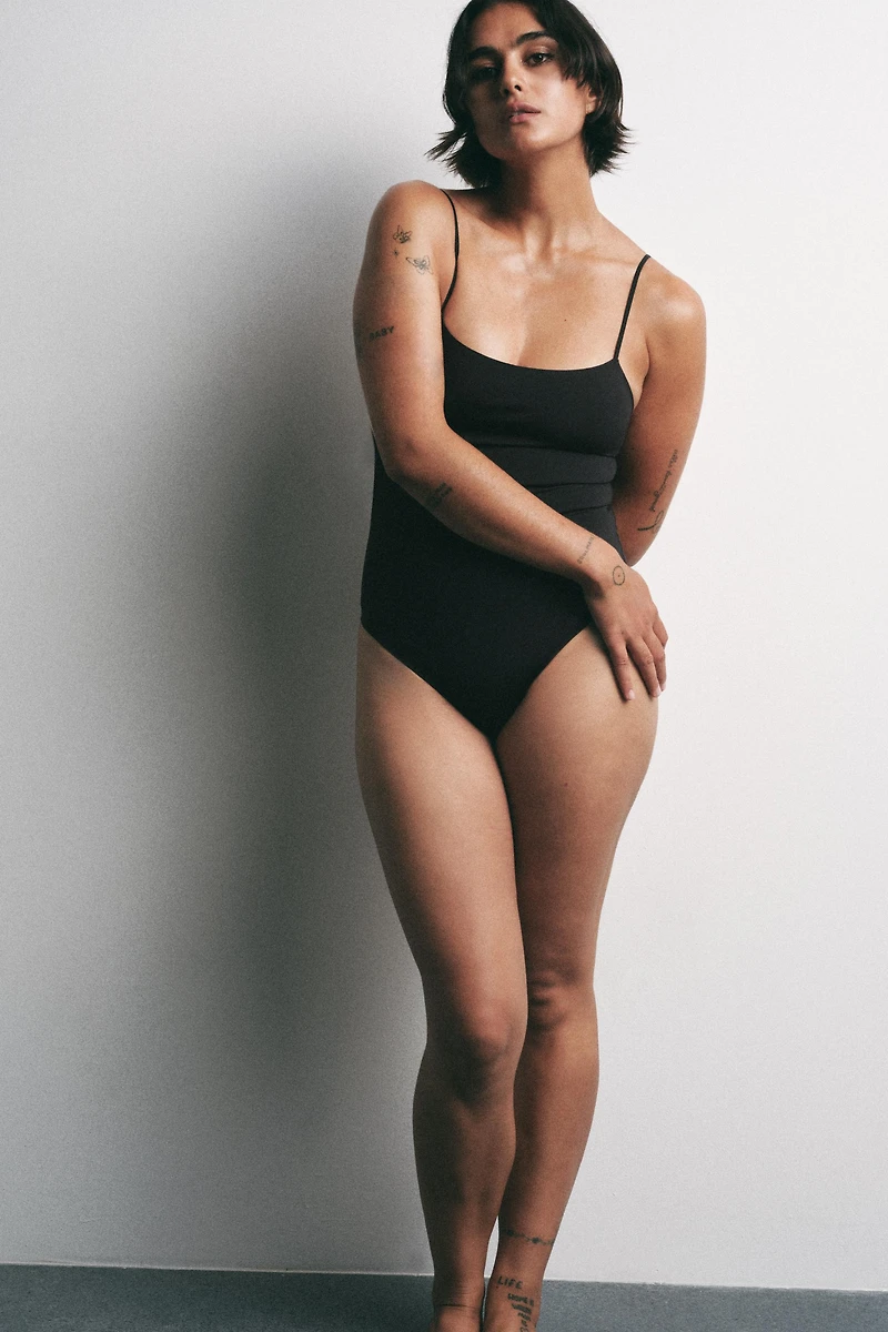 POLYAMIDE STRAPPY BODYSUIT