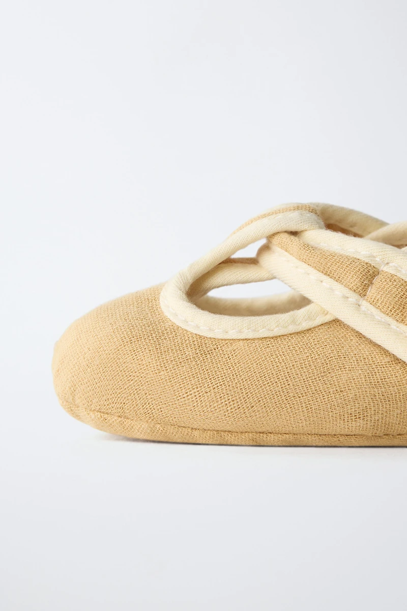 COTTON SANDAL BOOTIES