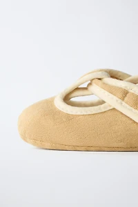 COTTON SANDAL BOOTIES