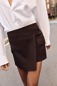 JUPE-PANTALON CARGO