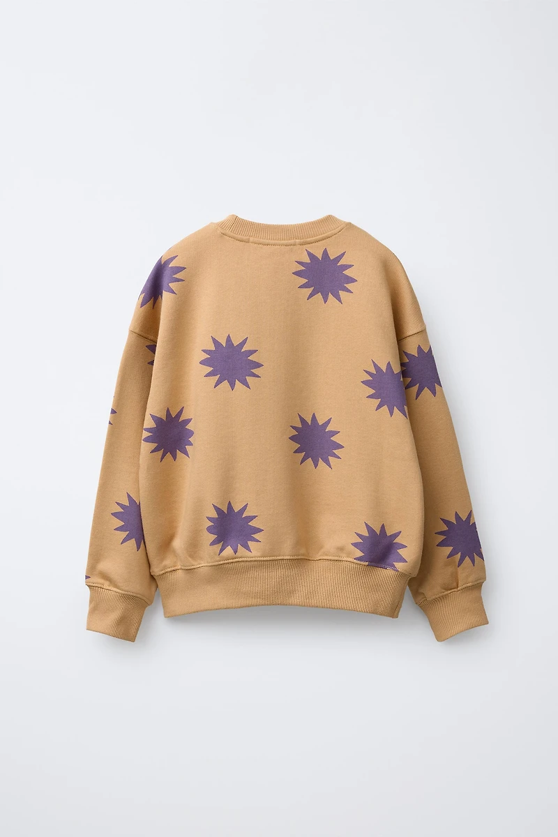 STAR PRINT SWEATSHIRT