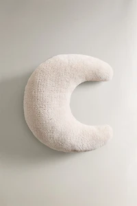 COUSSIN ENFANT LUNE FAUSSE FOURRURE GAZE