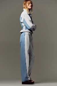 JEAN DROIT TAILLE MOYENNE COMBINÉ Z1975
